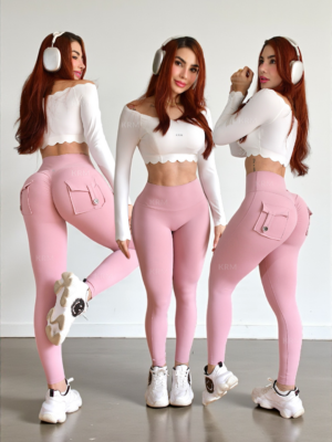 Leggings Fit Fashion Bota Recta